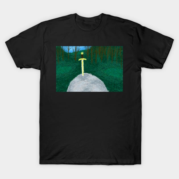 Sword in the Stone T-Shirt by alxandromeda